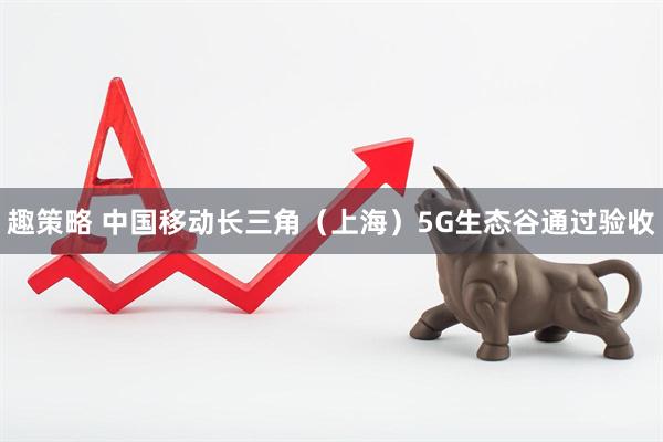 趣策略 中国移动长三角（上海）5G生态谷通过验收