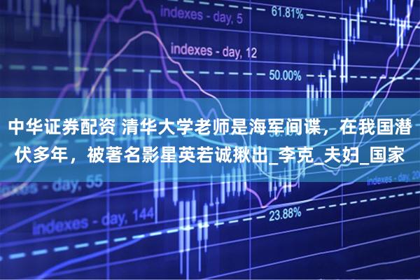 中华证券配资 清华大学老师是海军间谍，在我国潜伏多年，被著名影星英若诚揪出_李克_夫妇_国家