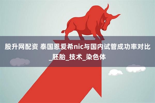 股升网配资 泰国恩爱希nic与国内试管成功率对比_胚胎_技术_染色体